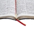 ￼Bíblia Sagrada - Letra Gigante - Capa Couro Preta Nobre com índice Lateral Palavras de Jesus Vermelho - comprar online