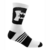 Meia DC Shoes Cano Alto Branca Logo