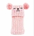 POLAINA POMPOM CACHORRO ROSA na internet