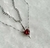 Collares corazon y daga plateados - comprar online
