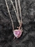Collares corazon y daga plateados - tienda online