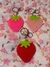 Llaveros espejo frutilla