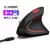 Rato vertical ergonômico 2.4ghz mouse óptico sem fio ajustável 2400dpi mão d - loja online