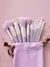 Set de 13 Brochas de Maquillaje con Estuche de Terciopelo – ¡Luce increíble donde sea! - tienda en línea