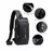 Mochila pechera antirobo con puerto USB - Cortetaza Store