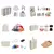 Set De 9 Organizadores Para Valija Bolsos De Viaje Impermeables en internet