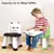 Silla Infantil con Diseño de Animales Plástica, Resistente y Ergonómica