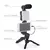 Kit Streaming Vlogging para Teléfono con Trípode, Micrófono y Luz LED - Cortetaza Store