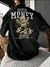 Camiseta Oversized Streetwear made of money - EF STORE