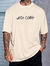 Camiseta Oversized Streetwear Smile Old School na internet