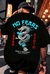 Camiseta Oversized Streetwear no fears - loja online