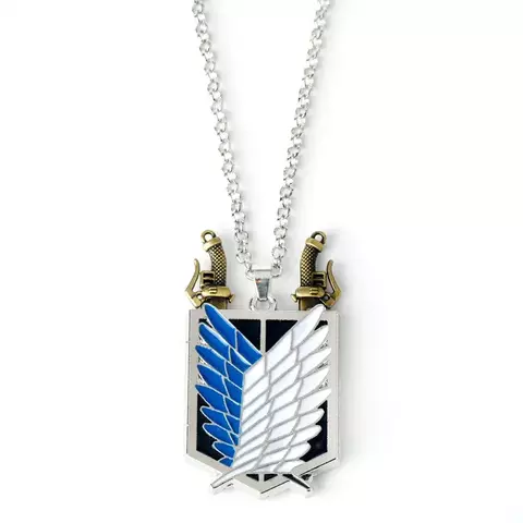 COLAR + CHAVEIRO “TROPA DE EXPLORAÇÃO” — Attack on Titan - comprar online