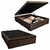 BASE BOX BAU QUEEN (MARROM) na internet