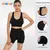 Conjunto de Top e Shorts Esportivo Feminino, Respirável e - comprar online