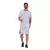 Camiseta Masculina Slim Moda Masculina Dry Fit Branca - comprar online