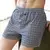 Conforto, Estilo e Liberdade: Cueca Boxer Masculina Plus Size em Algodão com Estampa Xadrez – Tamanhos do M ao 3XL! - comprar online