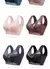 Imagem do L-6L feminino sutiã grande push up seda gelo sem costura superior bralette rend