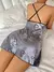 Durma com Estilo e Conforto: Camisola Casual com Estampa de Coração - loja online