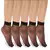 Imagem do 5/10/20 Pares de Meias Femininas de Renda Vintage – Estilo Clássico com Toque Moderno!