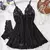 Conjunto de Lingerie Sexy Transparente – Sensualidade, Elegância e Atitude em um só Look! na internet