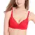 Sutiã de renda feminino capa de peito verão fino copo cheio roupa interior plu - comprar online