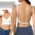 Sutiã sem costas sem costura para mulheres, sutiã push-up invisível, lingerie