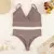 Chrleisure Conjunto de Roupa Interior Feminina Lingerie Sem Fio Calcinha Sutiã - Verelli Lingerie