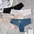 Sexy renda tanga feminina calcinha de cintura baixa transparente roupa interior - comprar online