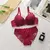 Conjunto de lingerie sexy multicolorida de 2 peças para reunião feminina push - comprar online
