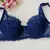 Sutiã de renda feminino capa de peito verão fino copo cheio roupa interior plu - Verelli Lingerie