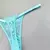3 pçs ajustável sexy transparente tanga calcinha feminina renda roupa interior - comprar online