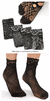 Imagem do 5/10/20 Pares de Meias Femininas de Renda Vintage – Estilo Clássico com Toque Moderno!