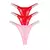 3 pçs sexy tangas rendas roupa interior feminina perspectiva calcinha floral ba - Verelli Lingerie