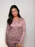 Pijama Inverno de suede - Ref.: 6509059 *Romance flores* na internet