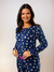 Pijama de Malha Canelada Premium - Ref.: 6508717 *Marinho* - comprar online