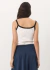 MUSCULOSA ARLAC OFF WHITE/NEGRA - BHOUS STUDIO