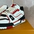 louis vuitton lv trainer strap red white - tienda en línea