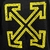 OFF-WHITE "Cross yellow" - tienda en línea