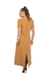 Imagem do VESTIDO CARAMELO LISO C/BOLSOS NA FRENTE