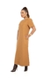 VESTIDO CARAMELO LISO C/BOLSOS NA FRENTE - loja online
