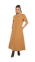 VESTIDO CARAMELO LISO C/BOLSOS NA FRENTE - Canoni Oficial