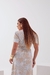 VESTIDO LINHO ESTAMP SAIA EVASE - loja online