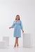 VESTIDO CHEMISE LISO COM RENDA - loja online