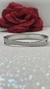 Bracelete fileira em zircônias