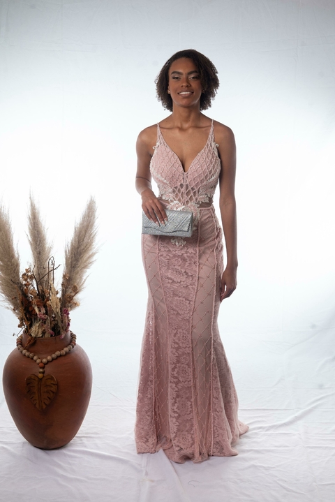 Vestido de Festa Longo Dipladênia - comprar online