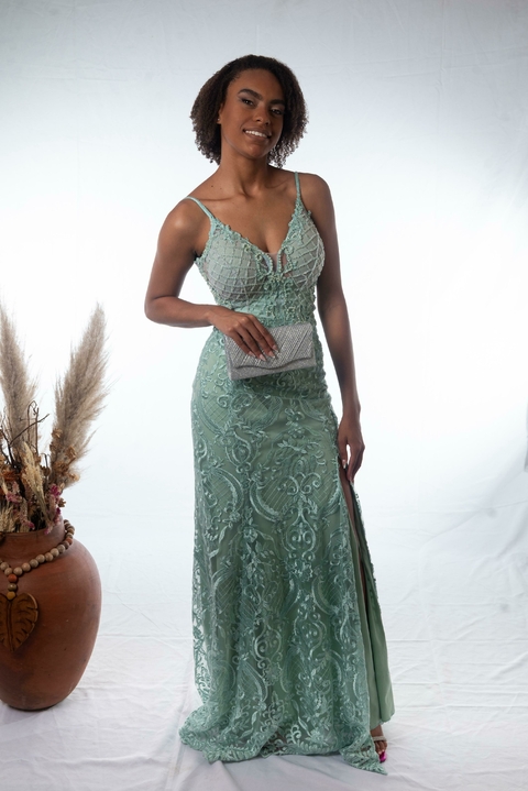 Vestido de Festa Longo Junquilho - comprar online