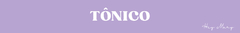 Banner da categoria Tônico