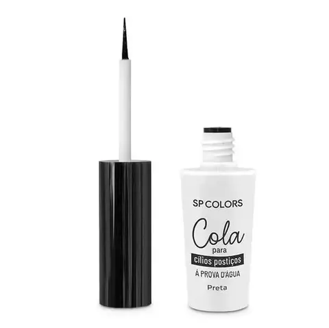 Cola Para Cilios Preta Sp Colors - comprar online