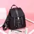 Nova moda cross-border náilon balde saco com cordão mochila de ombro duplo fem - VIVIÉ