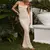 Vestido longo com suspensório feminino, elegante, festa, clube, bodycon, verão - comprar online